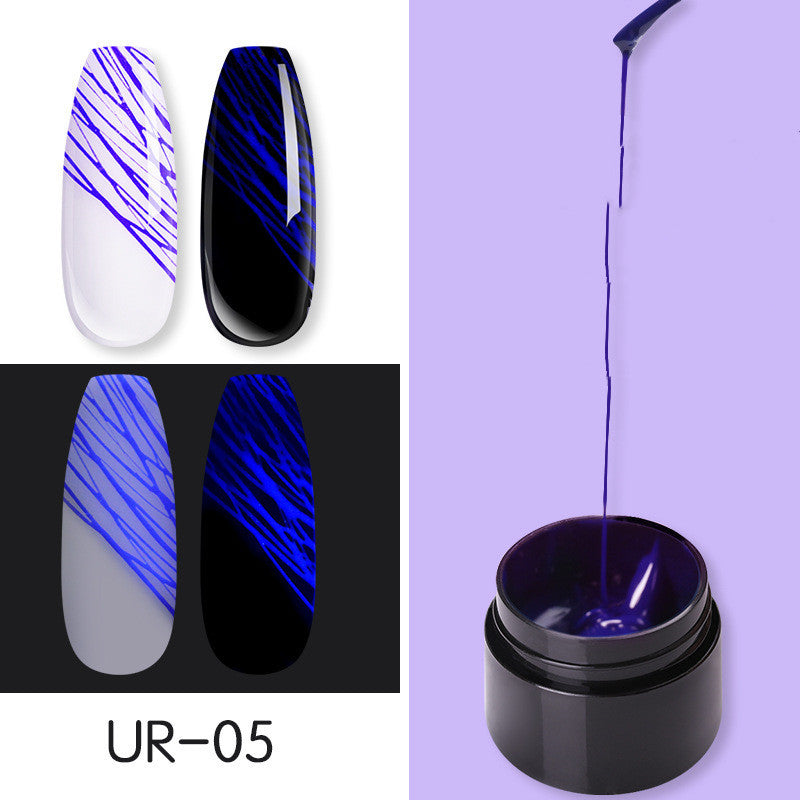 Manicure Luminous Nail Art Spider Nail Gel-4