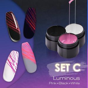 Manicure Luminous Nail Art Spider Nail Gel-11
