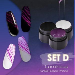 Manicure Luminous Nail Art Spider Nail Gel-12